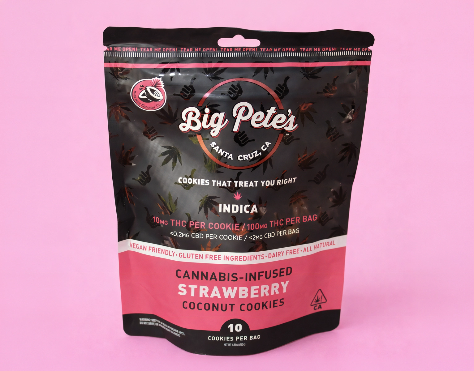Custom Printed Cookie Weed Bags for Cannabis  Brands