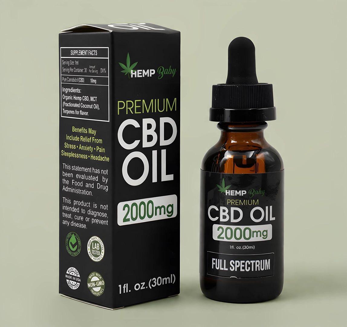Custom Printed THC Bottle Boxes with  Logo