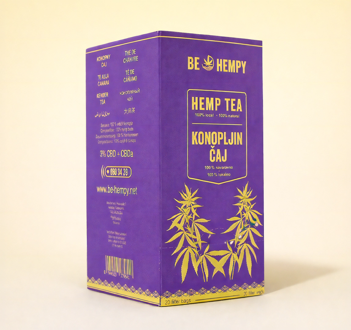 Packaging Designed for Hemp  Tea Products