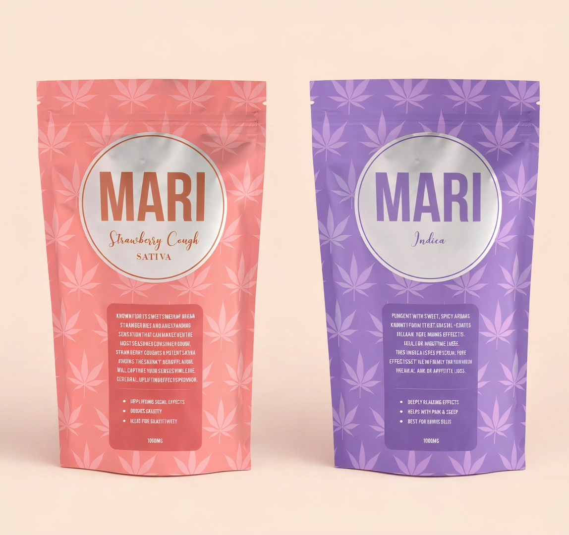 Custom Printed Weed Bags for   Brand Identity