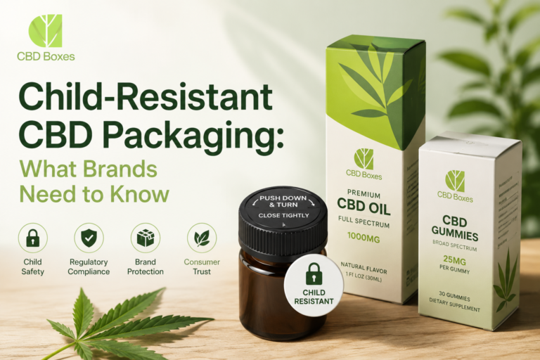 Child-Resistant CBD Packaging: What Brands Need to Know