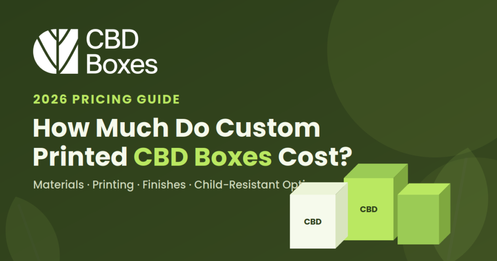 how much do custom printed cbd boxes cost?