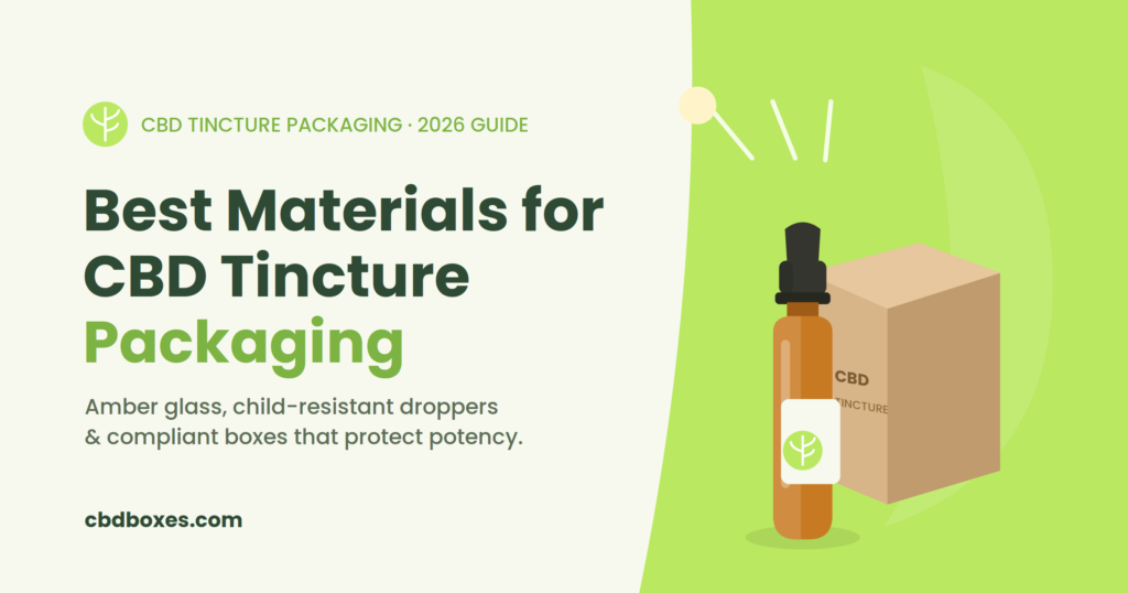 BEST MATERIALS FOR CBD TINCTURE PACKAGING