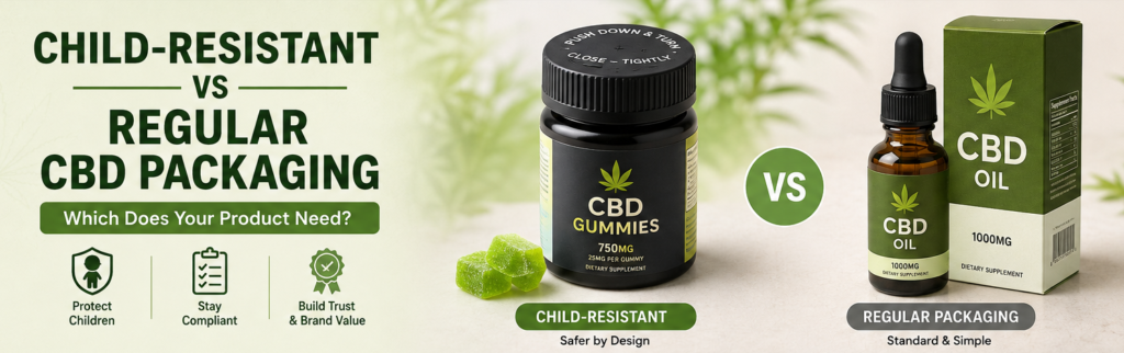 child resistant vs cbd packaging