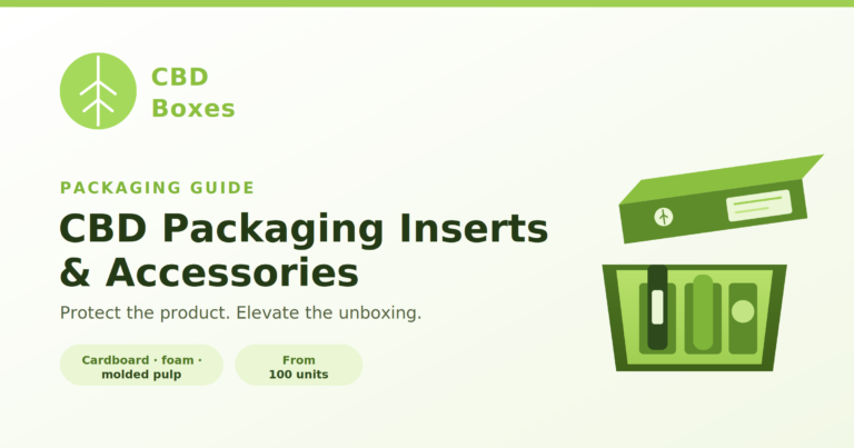 CBD Packaging Inserts & Accessories: The Complete Guide