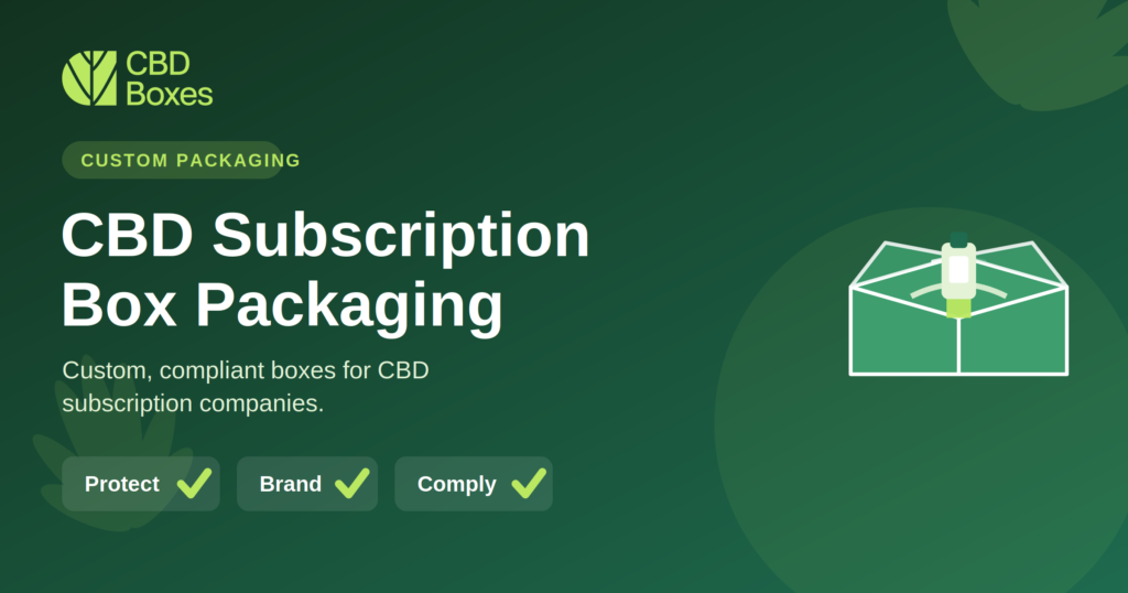 cbd subscription packaging company