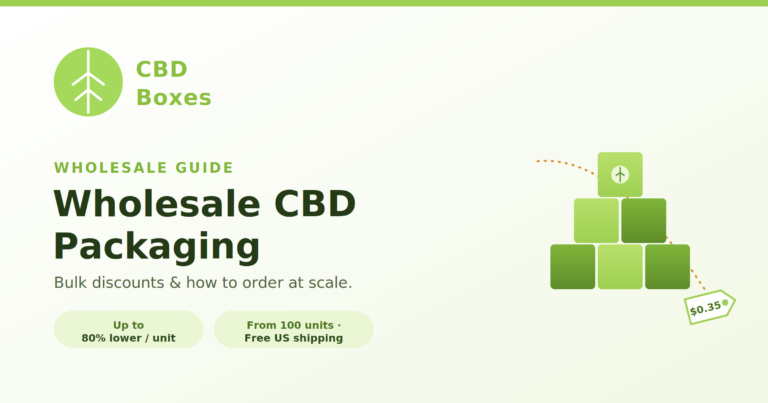 Wholesale CBD Packaging: Bulk Discounts & How to Order