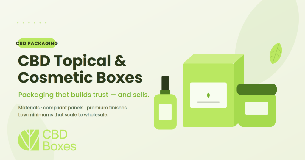 cbd cosmetic packaging boxes
