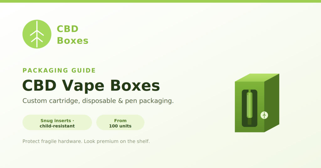 cbd vape boxes packaging guide