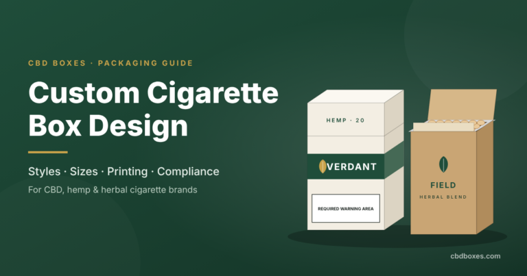 Custom Cigarette Box Design: Styles, Sizes & Printing Guide