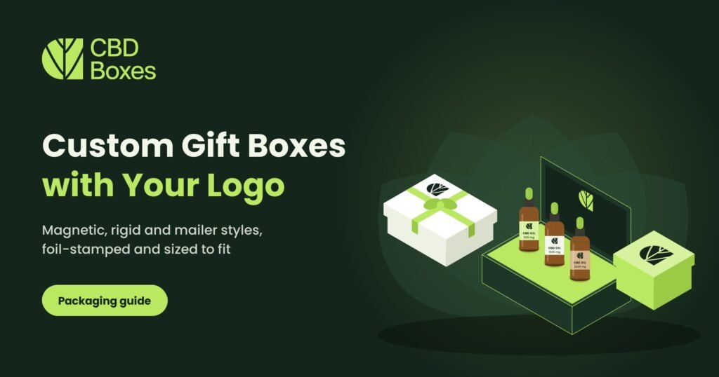 custom cbd gift boxes with logo