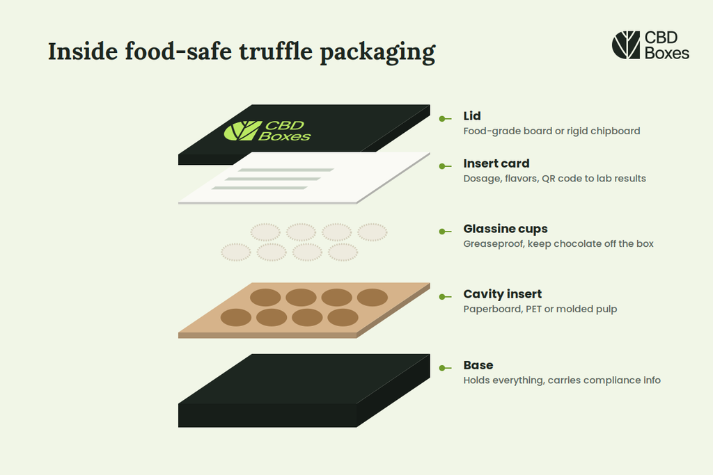 food safe truffle packaging