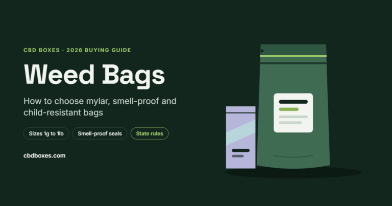 Weed Bags: How to Choose Mylar, Smell-Proof and Child-Resistant Bags